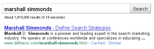 search result for Marshall Simmonds