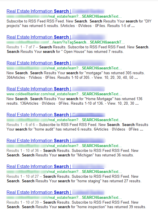 SERPs dup content blurred duplicate content in search