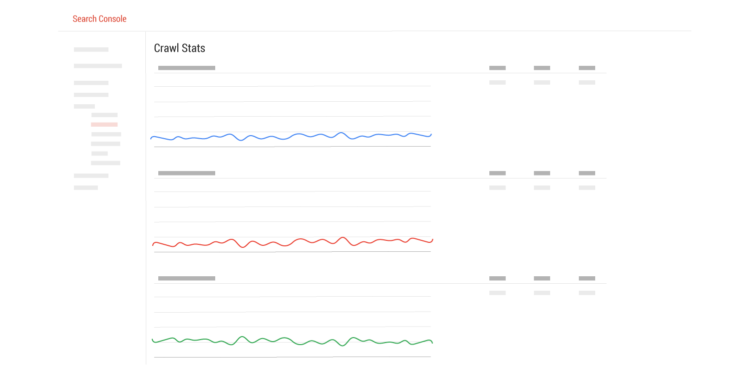 google search console crawl stats